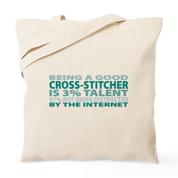 CafePress - Good Cross Stitcher Tote Bag - Unisex Canvas Tote Bag, Beige, 1-Piece