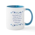 thumbnail image 1 of CafePress - Good Friends Are Like Stars Inspirational Quote Mu - 11 oz Ceramic Mug - Novelty Coffee Tea Cup, 1 of 4
