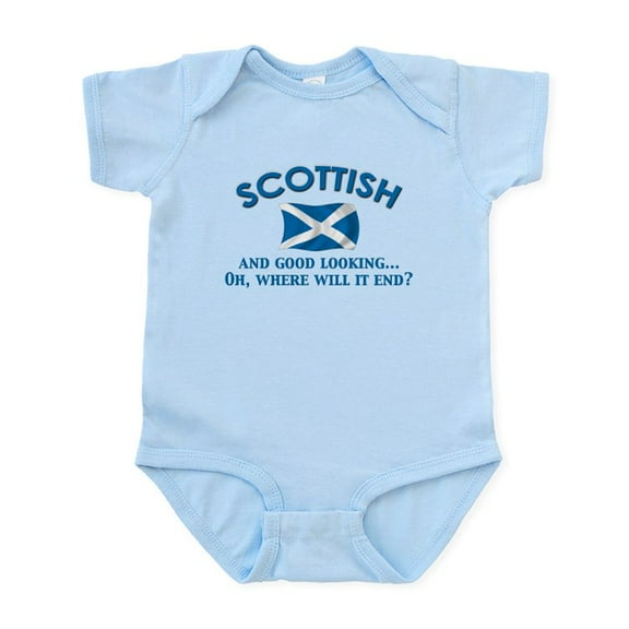 CafePress - Good Lkg Scottish 2 Infant Bodysuit - Baby Light Bodysuit, Size Newborn - 24 Months