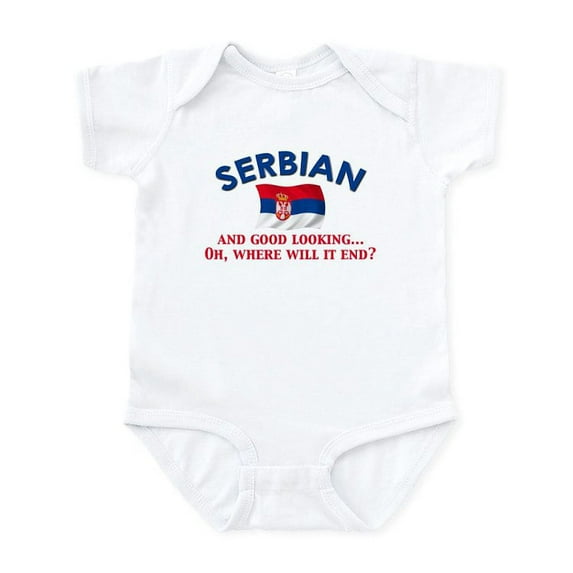 CafePress - Good Lkg Serbian 2 Infant Bodysuit - Baby Light Bodysuit, Size Newborn - 24 Months