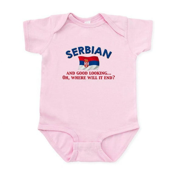 CafePress - Good Lkg Serbian 2 Infant Bodysuit - Baby Light Bodysuit, Size Newborn - 24 Months