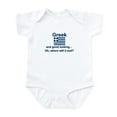 thumbnail image 1 of CafePress - Good Looking Greek Infant Bodysuit - Baby Light Bodysuit, Size Newborn - 24 Months, 1 of 4