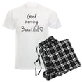 thumbnail image 1 of CafePress - Good Morning Beautiful Pajamas - Men's Light Loose Fit Cotton Pajama Set, 1 of 7