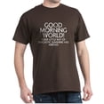 thumbnail image 1 of CafePress - Good Morning World T Shirt - Men's Classic Graphic Cotton T-Shirt, 1 of 4