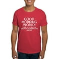 thumbnail image 1 of CafePress - Good Morning World T Shirt - Men's Classic Graphic Cotton T-Shirt, 1 of 4