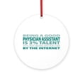 thumbnail image 1 of CafePress - Good Physician Assistant -  Round Wood Ornament 4", 1 of 2