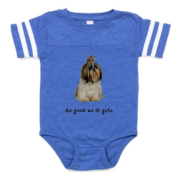 CafePress - Good Shih Tzu - Cute Infant Baby Football Bodysuit
