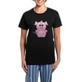 thumbnail image 1 of CafePress - Goofkins Cute Little Piggy Women's Dark Pajamas - Women's Short Sleeve Print T-Shirt and Pants Dark Cotton Pajama Set, 1 of 7