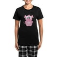 thumbnail image 1 of CafePress - Goofkins Cute Little Piggy Women's Dark Pajamas - Women's Short Sleeve Print T-Shirt and Pants Dark Cotton Pajama Set, 1 of 7