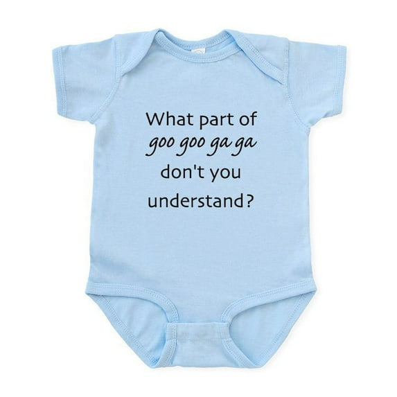 CafePress - Googoo Gaga - Baby Light Bodysuit, Size Newborn - 24 Months