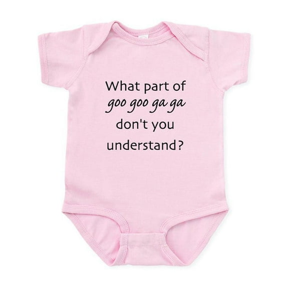 CafePress - Googoo Gaga - Baby Light Bodysuit, Size Newborn - 24 Months