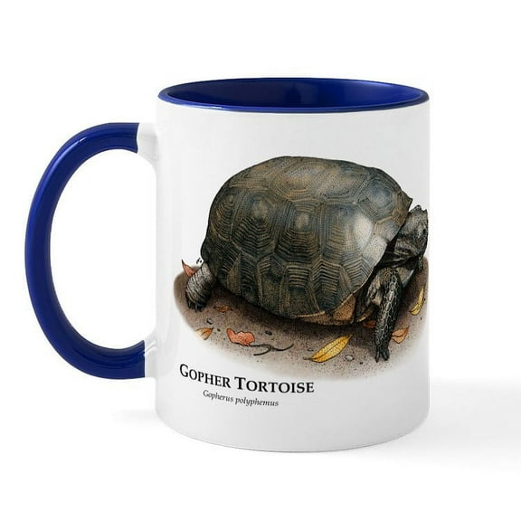 CafePress - Gopher Tortoise Mug - 11 oz Ceramic Mug - Novelty Coffee Tea Cup