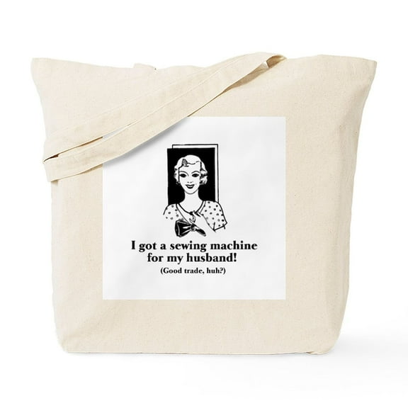 CafePress - Got A Sewing Machine For My H Tote Bag - Unisex Canvas Tote Bag, Beige, 1-Piece