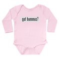 thumbnail image 1 of CafePress - Got Hummus? Body Suit - Long Sleeve Cotton Baby Bodysuit, 1 of 4