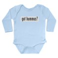thumbnail image 1 of CafePress - Got Hummus? Body Suit - Long Sleeve Cotton Baby Bodysuit, 1 of 4