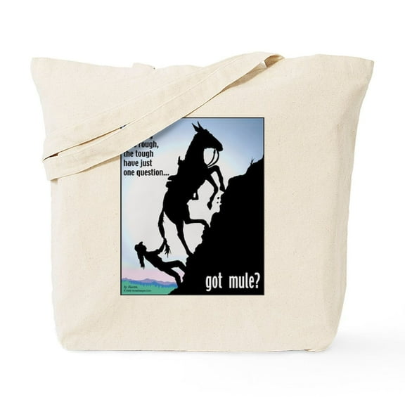 CafePress - Got Mule? (Woman) Tote Bag - Unisex Canvas Tote Bag, Beige, 1-Piece