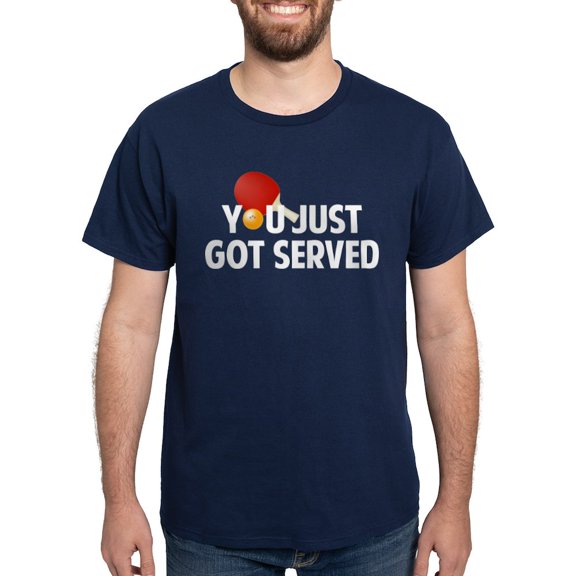 CafePress - Got Served Table Tennis Dark T Shirt - Men's Classic Graphic Cotton T-Shirt