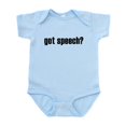thumbnail image 1 of CafePress - Got Speech? Infant Creeper - Baby Light Bodysuit, Size Newborn - 24 Months, 1 of 4