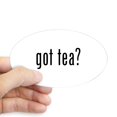 thumbnail image 1 of CafePress - Got Tea? - Sticker (Oval), 1 of 1