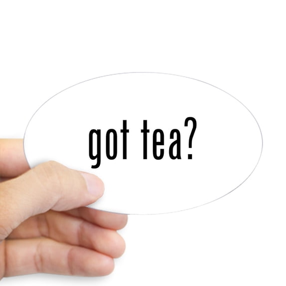 CafePress - Got Tea? - Sticker (Oval)