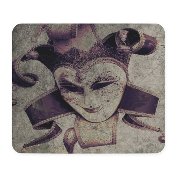 CafePress - Gothic Grunge Renaissance Joker Mousepad - Non-slip Rubber Mousepad, Gaming Mouse Pad