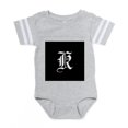 thumbnail image 1 of CafePress - Gothic Initial K - Cute Infant Baby Football Bodysuit, 1 of 3