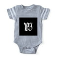 thumbnail image 1 of CafePress - Gothic Initial W - Cute Infant Baby Football Bodysuit, 1 of 3