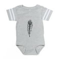 thumbnail image 1 of CafePress - Gothic Peacock Feather_Lpu - Cute Infant Baby Football Bodysuit, 1 of 3