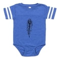 thumbnail image 1 of CafePress - Gothic Peacock Feather_Lpu - Cute Infant Baby Football Bodysuit, 1 of 3