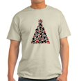 thumbnail image 1 of CafePress - Gothic Skull Christmas Tree Light T Shirt - Men's Classic Graphic T-Shirt, 1 of 4