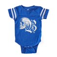 thumbnail image 1 of CafePress - Gothic Skull Initial B - Cute Infant Baby Football Bodysuit, 1 of 3
