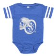 thumbnail image 1 of CafePress - Gothic Skull Initial O - Cute Infant Baby Football Bodysuit, 1 of 3