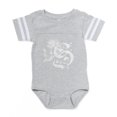 thumbnail image 1 of CafePress - Gothic Skull Initial S - Cute Infant Baby Football Bodysuit, 1 of 3