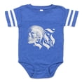 thumbnail image 1 of CafePress - Gothic Skull Initial W - Cute Infant Baby Football Bodysuit, 1 of 3