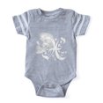 thumbnail image 1 of CafePress - Gothic Skull Initial X - Cute Infant Baby Football Bodysuit, 1 of 3