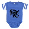 thumbnail image 1 of CafePress - Gothic Skull Initial Z - Cute Infant Baby Football Bodysuit, 1 of 3