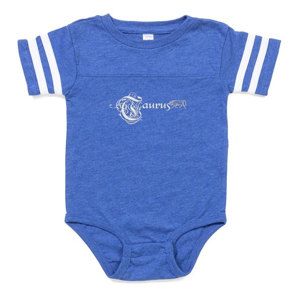 CafePress - Gothic Zodiac Taurus - Cute Infant Baby Football Bodysuit