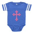 thumbnail image 1 of CafePress - Gothiccross_Pk - Cute Infant Baby Football Bodysuit, 1 of 3