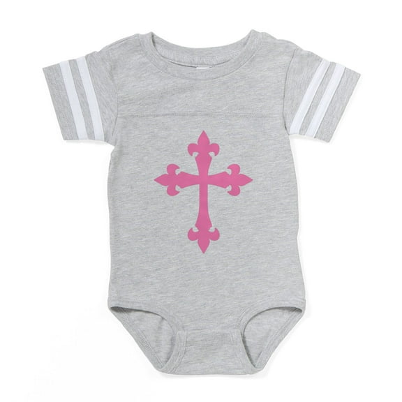 CafePress - Gothiccross_Pk - Cute Infant Baby Football Bodysuit