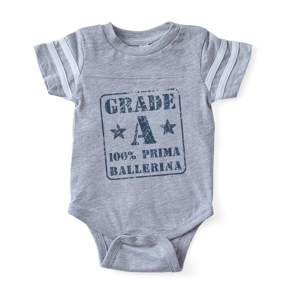 CafePress - Grade A Prima Ballerina - Cute Infant Baby Football Bodysuit
