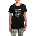 thumbnail image 1 of CafePress - Grading Papers Is My Cardio Women's Dark Pajamas - Women's Short Sleeve Print T-Shirt and Pants Dark Cotton Pajama Set, 1 of 7