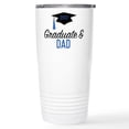 thumbnail image 1 of CafePress - Graduate & Dad 2017 Stainless Steel Travel Mug - Insulated Stainless Steel Travel Tumbler 20 oz., 1 of 3