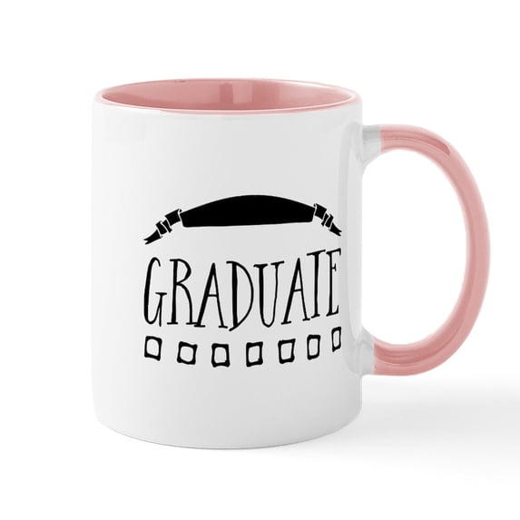 CafePress - Graduate Mugs - 11 oz Ceramic Mug - Novelty Coffee Tea Cup
