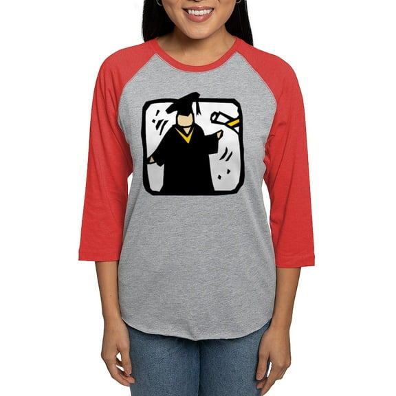 CafePress - Graduate Receiving Diploma G Long Sleeve T Shirt - Womens Baseball Tee