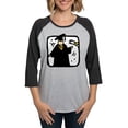 thumbnail image 1 of CafePress - Graduate Receiving Diploma G Long Sleeve T Shirt - Womens Baseball Tee, 1 of 4