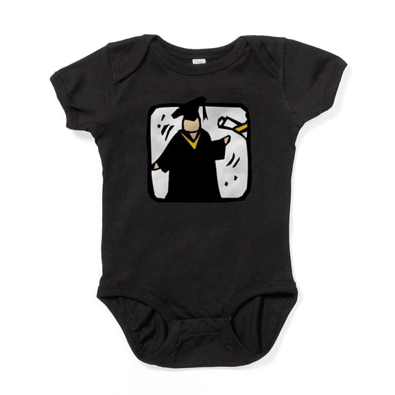 CafePress - Graduate Receiving Diploma Graduat - Cute Infant Bodysuit Baby Romper - Size Newborn - 24 Months