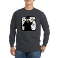 thumbnail image 1 of CafePress - Graduate Receiving Diploma Graduation Long Sleeve T Shirt - Long Sleeve Dark T-Shirt, 1 of 4