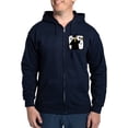 thumbnail image 1 of CafePress - Graduate Receiving Diploma Graduation Sweatshirt - Zip Hoodie, Classic Hooded Sweatshirt with Metal Zipper, 1 of 4