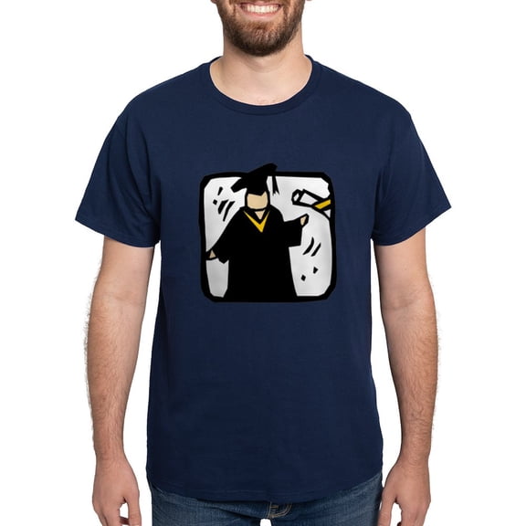 CafePress - Graduate Receiving Diploma Graduation T Shirt - Men's Classic Graphic Cotton T-Shirt