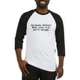 thumbnail image 1 of CafePress - Graduate School BS Baseball Jersey - Cotton Baseball Jersey, 3/4 Raglan Sleeve Shirt, 1 of 4